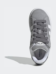 adidas Originals Grey Campus 00S Comfort Closure Elastic Lace Shoes - Image 5 of 9