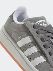 adidas Originals Grey Campus 00S Comfort Closure Elastic Lace Shoes - Image 9 of 9