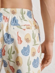Speedy Gonzales Print 5 Inch Swim Shorts with Linen - Image 6 of 10
