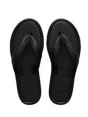 Havaianas Black Puffed Up Flip Flops - Image 1 of 6