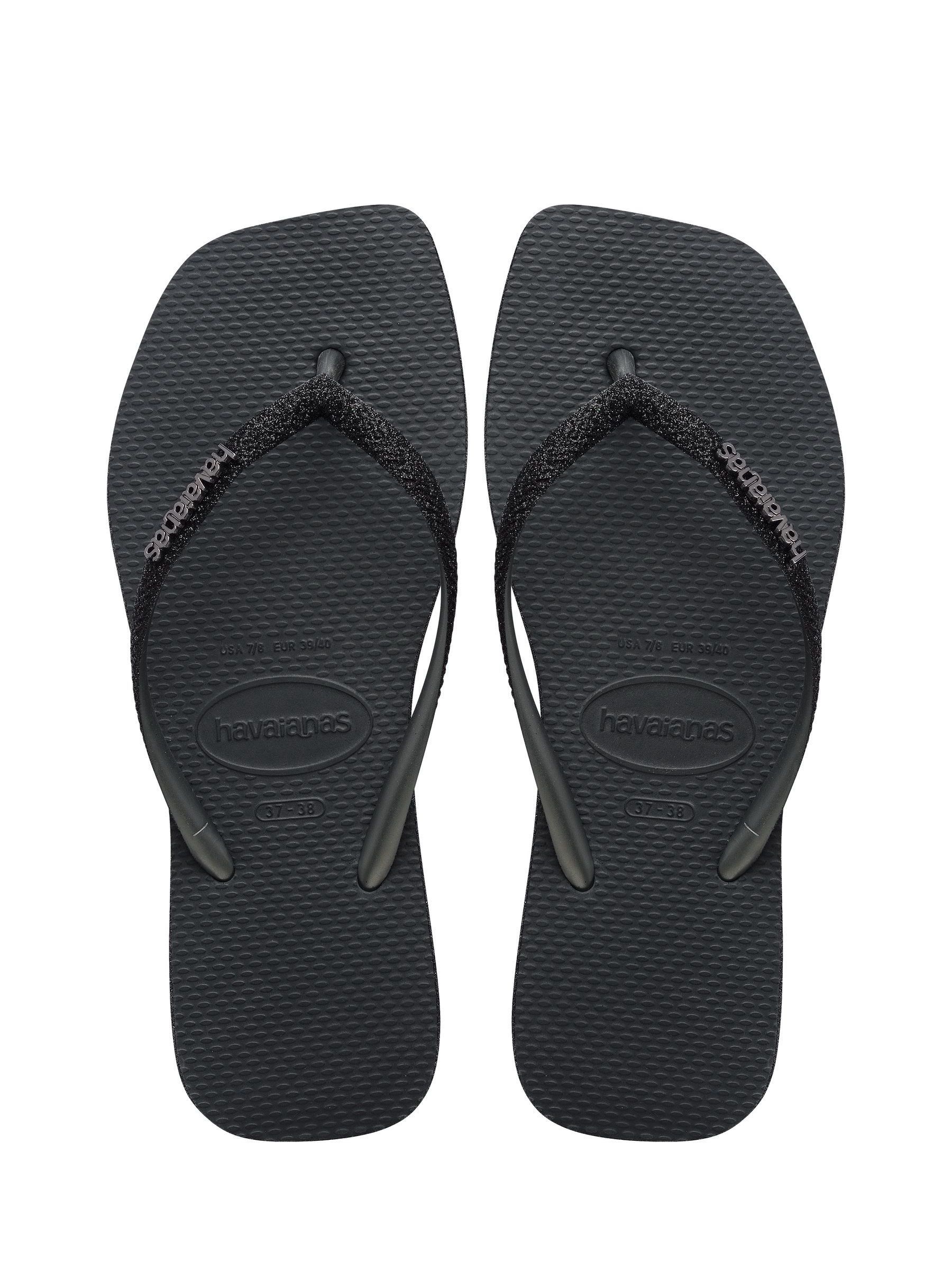 Next：日本 ブラック - Havaianas スリム スクエア スパークル ビーチ
