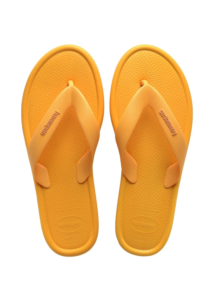 Havaianas Yellow Puffed Up Flip Flops - Image 1 of 7 Havaianas Yellow Puffed Up Flip Flops - Image 1 of 7