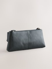 Black Leather Belted Cross-Body Bag - Image 2 of 5