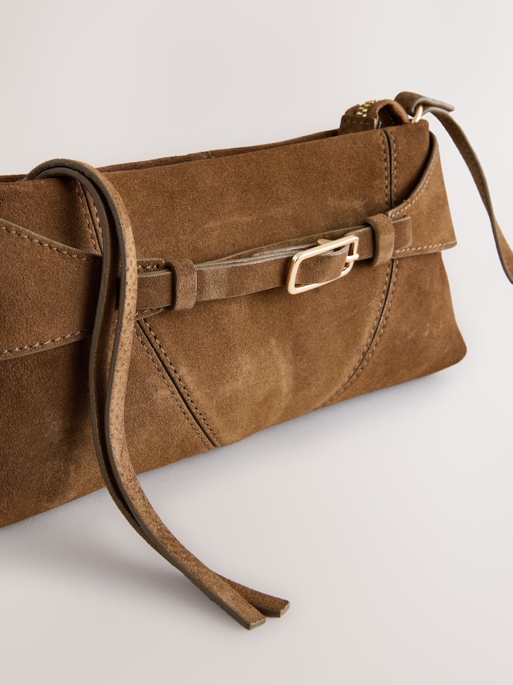 Sand Leather Belted Cross-Body Bag - Image 10 of 10 Sand Leather Belted Cross-Body Bag - Image 10 of 10