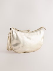 Metallic Leather Cross-Body Bag - Image 2 of 5