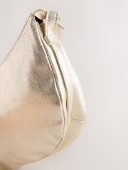 Metallic Leather Cross-Body Bag - Image 4 of 5