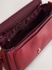 Red Large Hardware Hand Held Bag - Image 7 of 7