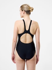 Speedo Black/Pink Colourblock Splice Muscleback Swimsuit - Image 2 of 6