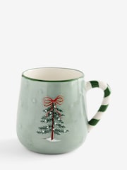 Sage Green Christmas Tree Mug - Image 1 of 1