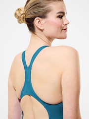 Speedo Green Endurance+ Medalist Swimsuit - Image 4 of 6