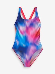 Speedo Print Leaderback Swimsuit - Slika 2 od 5