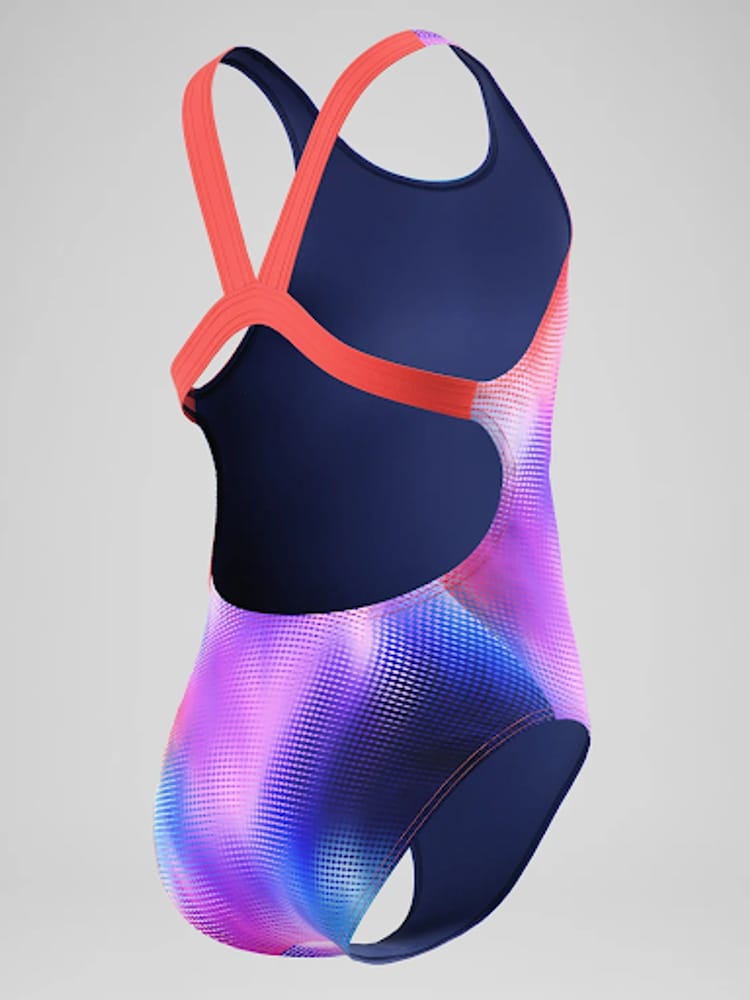 Speedo Print Leaderback Swimsuit - Slika 5 od 5