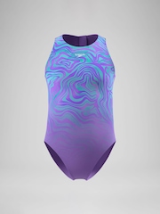 Speedo Print Hydrasuit Swimsuit - Immagine 1 di 6