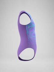 Speedo Print Hydrasuit Swimsuit - Immagine 2 di 6