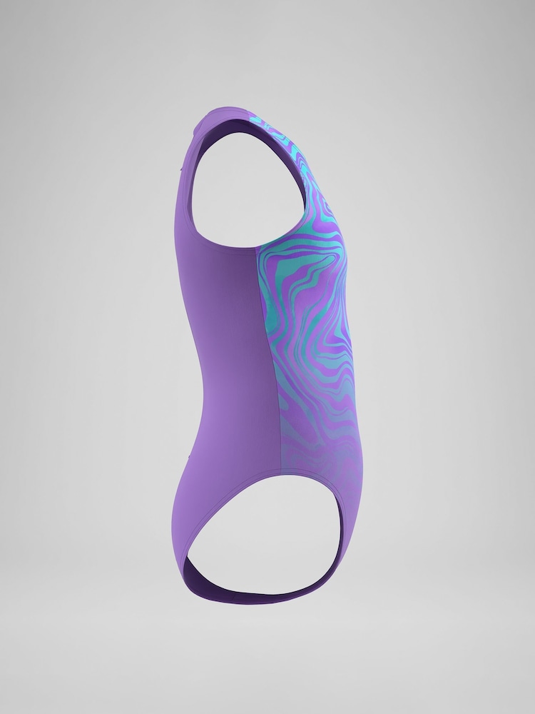 Speedo Print Hydrasuit Swimsuit - Immagine 2 di 6