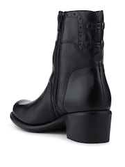 Jones Bootmaker Black Laurelle Leather Zip Fasten Ankle Boots - Image 3 of 5