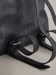 Black N.Premium Leather Rucksack - Image 3 of 5