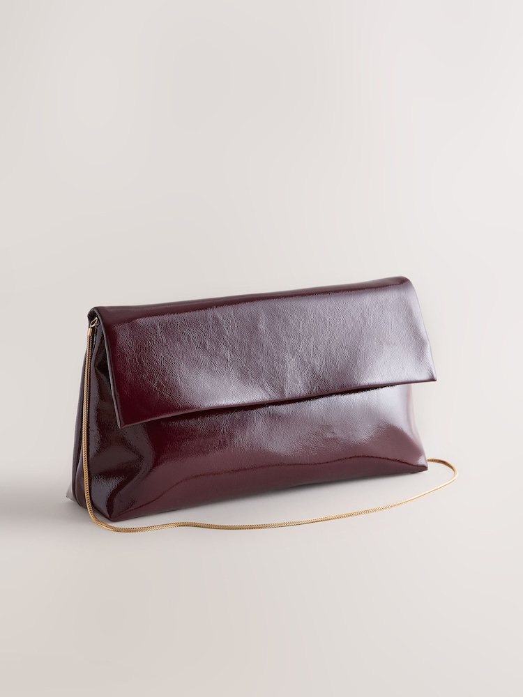 浆果红色 - Oversized Slouchy Clutch Bag - 图片1 / 5