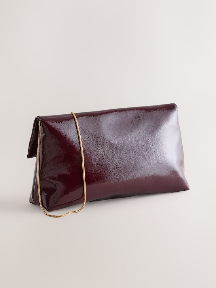 浆果红色 - Oversized Slouchy Clutch Bag - 图片2 / 5