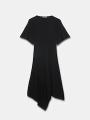 Noir - Robe mi-longue Mint Velvet en maille côtelée - Image 7 de 8