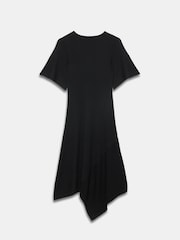 Noir - Robe mi-longue Mint Velvet en maille côtelée - Image 8 de 8