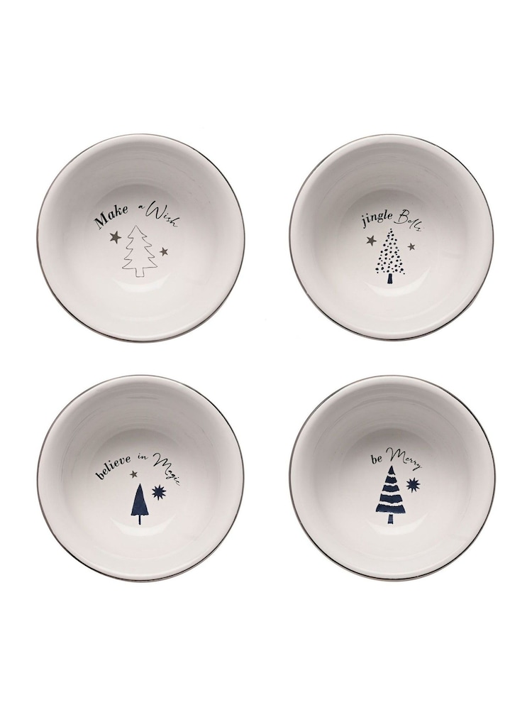 Widdop Set of 4 White Dipping Bowls - Image 1 of 3