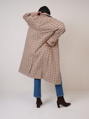 Nobodys Child Brown Gingham Car Coat - Image 2 of 5