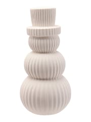 Widdop Ceramic LED Light Up Snowman - Image 3 of 3