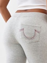 True Religion Grey Rainbow Horseshoe Stitch Bootcut Pants - Image 6 of 6