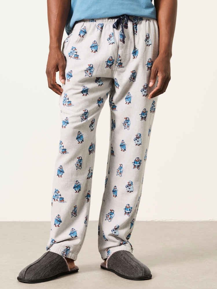 FatFace Puffin Print Pyjama Bottom - Image 1 de 5 FatFace Puffin Print Pyjama Bottom - Image 1 de 5