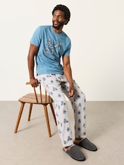 FatFace Puffin Print Pyjama Bottom - Image 4 de 5