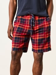 FatFace Melby Red Check Shorts - Image 4 of 6