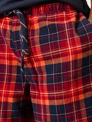 FatFace Melby Red Check Shorts - Image 5 of 6