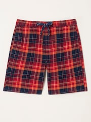 FatFace Melby Red Check Shorts - Image 6 of 6