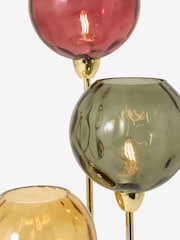 MADE.COM Green/ Red Ilaria 3 Light Floor Lamp - Image 2 of 4