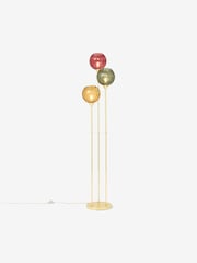 MADE.COM Green/ Red Ilaria 3 Light Floor Lamp - Image 3 of 4