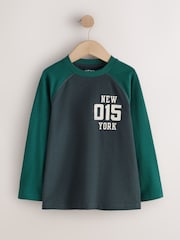Raglan Graphic Long Sleeve Relaxed Fit T-Shirts 3 Pack (3-16yrs) - Image 5 of 7