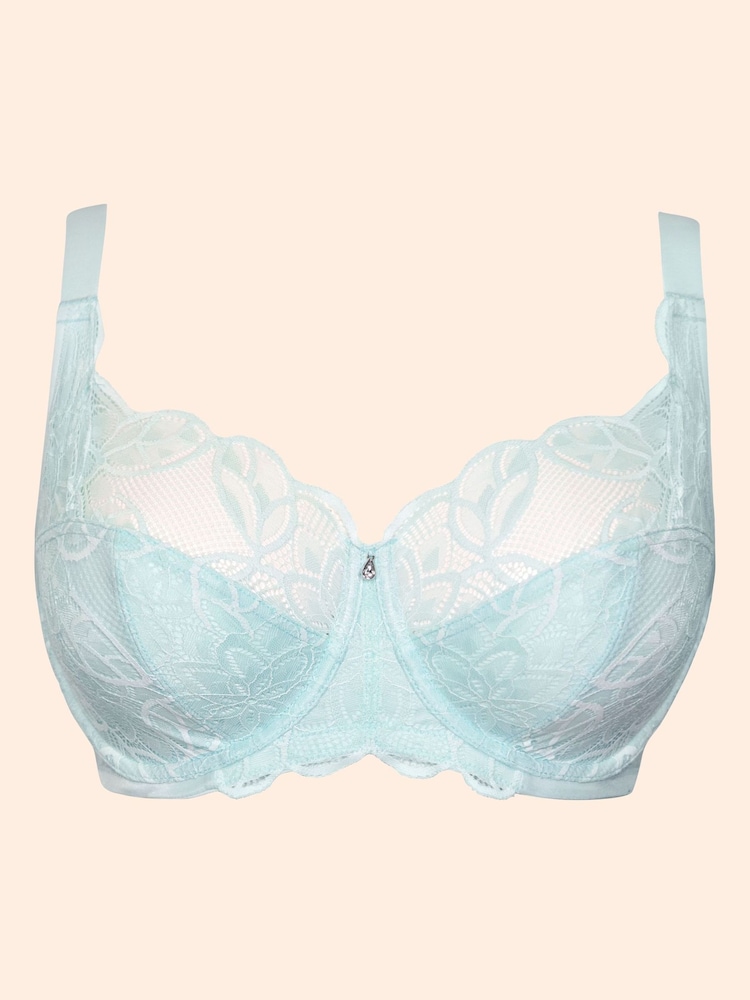 Curvy Kate Blue Lovelace Full Cup Side Support Bra - Image 7 of 7