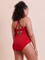 Curvy Kate Red Zip Tide Non-Wired Multiway Swimsuit - Image 4 of 6