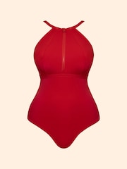 Curvy Kate Red Zip Tide Non-Wired Multiway Swimsuit - Image 6 of 6