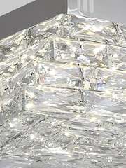 Searchlight Chrome and Clear Clear Crystal Flush - Image 2 of 4