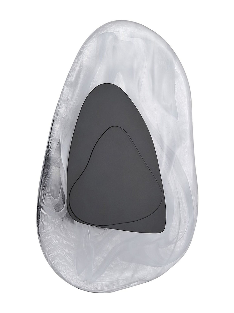 Searchlight Black and Clear Sculptural Wall Light - Image 5 of 5
