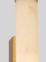 Searchlight Gold White Marble Resin Wall Light - Image 2 of 5