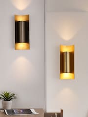 Searchlight Gold 2 Light Metal Wall Light - Image 2 of 5