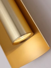 Searchlight Gold 2 Light Metal Wall Light - Image 3 of 5