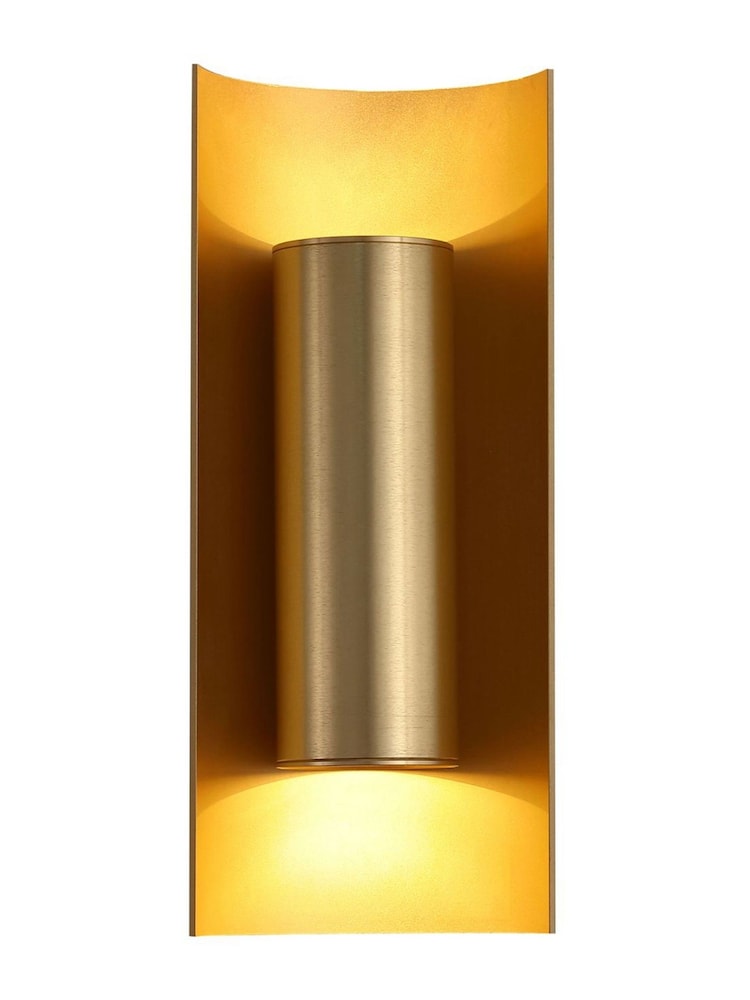Searchlight Gold 2 Light Metal Wall Light - Image 5 of 5