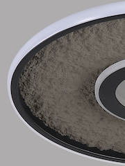 Searchlight Black Lumadisc Flush - Image 4 of 4