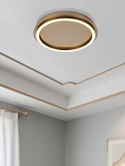 Searchlight Latte Acrylic Flush - Image 1 of 5