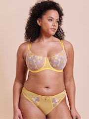 Curvy Kate Yellow Limoncello Tanga Briefs - Image 3 of 7