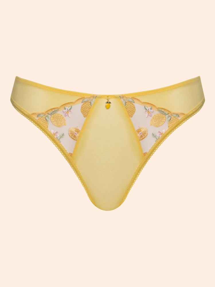 Curvy Kate Yellow Limoncello Tanga Briefs - Image 7 of 7